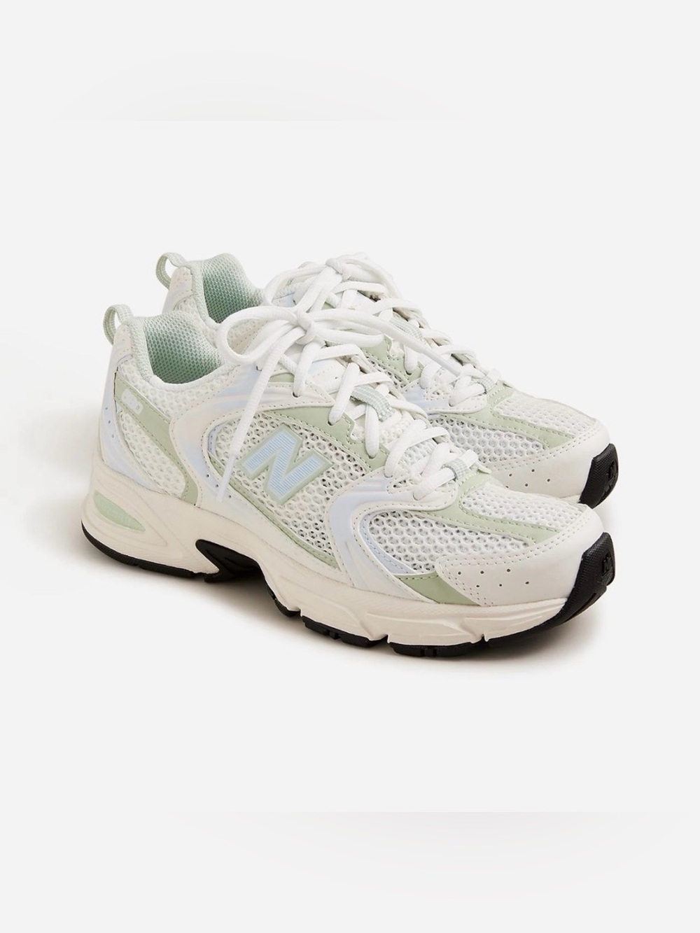 New Balance 530 Sneakers in Sea Salt/Ice Blue/Silver Moss Women’s Size 9 - Picture 1 of 11